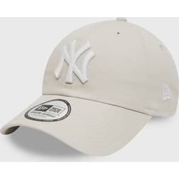 New Era Hætte '9 Twenty York Yankees - Lysebeige/Hvid