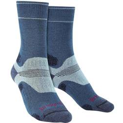 Bridgedale Merino Wool Hiking Midweight Performance Boot Socks Blue 5.5-6.5