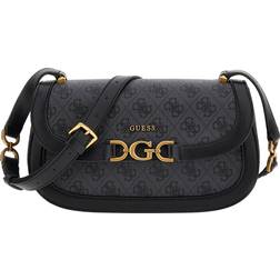 Guess Dagan 4G Logo Crossbody Bag - Coal