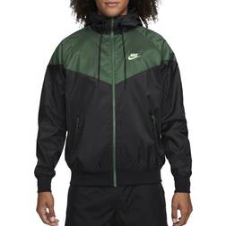 Nike Sportswear Windrunner Men's Hooded Jacket - Black/Fir/Lime Blast