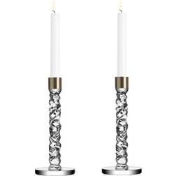 Orrefors Carat Brass Lysestage 24.2cm 2stk