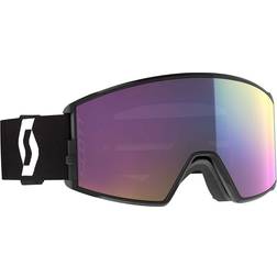 Scott React Goggle - Mineral Black/White/Enhancer Teal Chrome