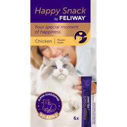 Feliway Happy Snack Calming Treats for Cats 6 Sticks