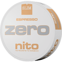 Zeronito Espresso Slim Nicotine-Free Snus 14.7g 1Pack