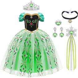 Uraqt Girls Anna Princess Costume