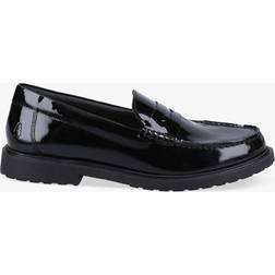 Hush Puppies Verity Leather Slip On Shoes, Black