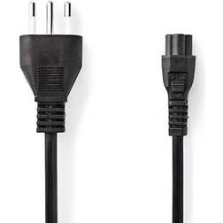 Nedis Strömkabel IEC-320-C5 2.0 m Svart