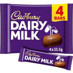Cadbury Dairy Milk Chocolate Bar 134g 4pcs
