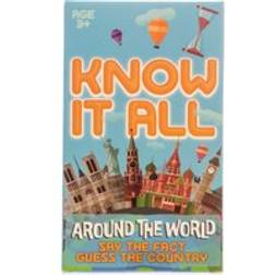 Boxer Gifts Know It All! Around the World Card Game Kids Guessing Game Multicolor Blue