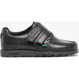 Kickers Youth Mens Fragma Twin Leather Black