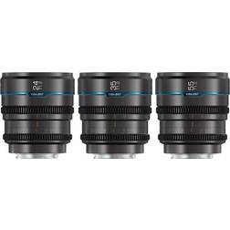Sirui Nightwalker Series 24,35 55mm T1.2 S35 Cine Lens Bundle
