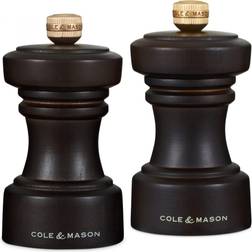 Cole & Mason Hoxton Kvarnset 10cm, Chocolate Pepparkvarn, Saltkvarn