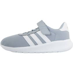 adidas Lite Racer 3.0 El Halo Silver/cloud White/core B, Unisex, Sko, Sneakers, Grå