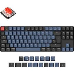 Keychron K1 Pro QMK TKL Hotswap RGB Backlight Gateron Red Wireless Keyboard (Nordic)