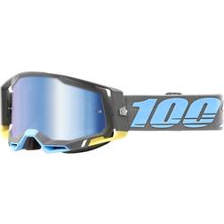 100% Racecraft Goggle Trinidad Mirror Blue
