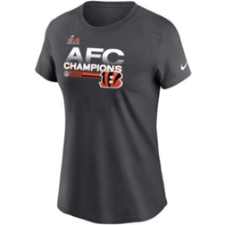 Nike Cincinnati Bengals Anthracite 2021 AFC Champions Locker Room Trophy Collection T-Shirt Women's