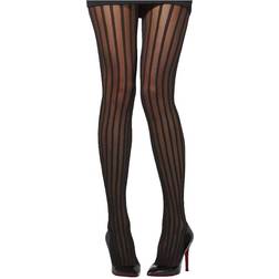 Burlesque Strumpfhose Gestreift