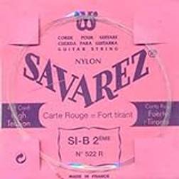 Savarez strängar för klassisk gitarr traditionell konsert 522R enkel sträng H/B2 standard, passar strängset 520F, 520R, 520P3