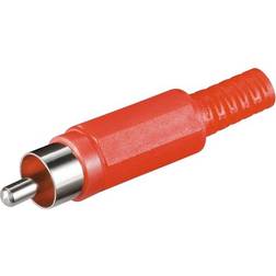 Luxorparts RCA-stik Han Rød