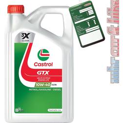 Castrol GTX 10W-40 Engine 5L Motor Oil 5L