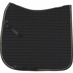 Eskadron Schabracke Cotton Gold Basics Sattelunterlage Black