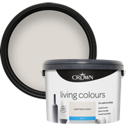 Crown Colours Matt Emulsion Cashmere Cream Wall Paint 10L