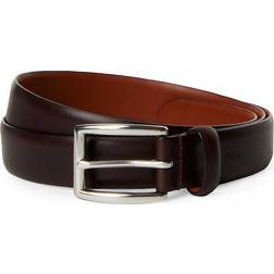 Polo Ralph Lauren Saddle Leather 1/8 Hrnss Drs Sml Herr Bälte - Brown