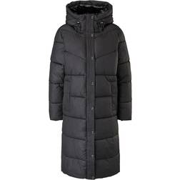 s.Oliver Quilted Coat - Black