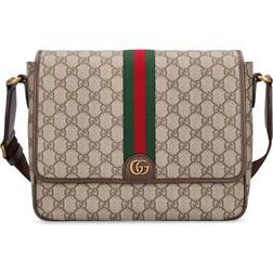 Gucci Ophidia Medium Messenger Bag - Beige/Ebony