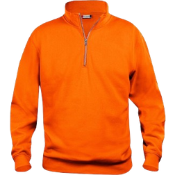 Clique Basic Half-Zip Sweatshirt - Visibility Orange