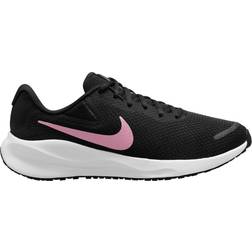 NIKE Revolution 7 W - Black/White/Medium Soft Pink