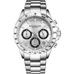 Stührling Original Ultima 3960 42mm Chronograph Silver One Size