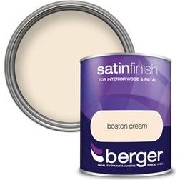 Berger Satin Finish Boston Cream Metal Paint 0.75L