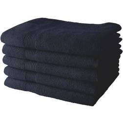 Today Lot de 5 Draps de Bain 70x130 cm 100% Coton - Navy Bleu