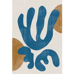 Pelcasa Modern Plant No3 Blue Plakat 70x100cm