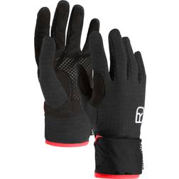 Ortovox Damen Fleece Grid Cover Handschuhe schwarz