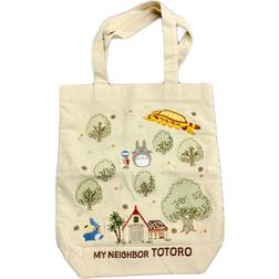 Marushin Maison Ghibli Totoro Patch Tote Bag - Beige