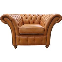 Old English Buckskin Brown Armchair 75cm