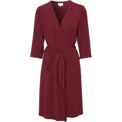 Damella Viscose Plain Wave Robe CL2 Wine red