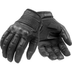 Pando Moto Onyx Summer Leather Gloves - Black