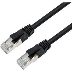 ELETRA CAT8 S/FTP-NETVÆRKSKABEL 2M, SORT 2m