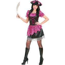 Horror-Shop Sexy Pink Fantasy Pirate Bride