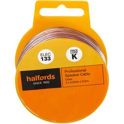 Halfords Professional Speaker Cable Clear Elec133