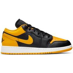 Nike Air Jordan 1 Low GS - Black/White/Yellow Ochre