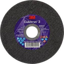 3M Skæreskive Cub. III 125-1 plan stål/rf