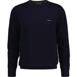 Gant Strickpullover mit Label-Stitching - Marine