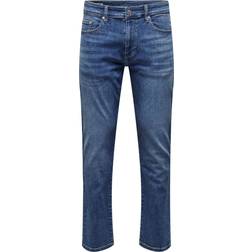 Only & Sons Weft Regular Fit Jeans Mid Blue