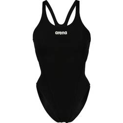 Arena Team Tech Solid Swimsuit - Black/White