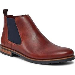 Rieker Zip-Up Chelsea Boots Cognac
