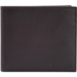 Barbour Amble Leather Billfold Wallet - Dark Brown